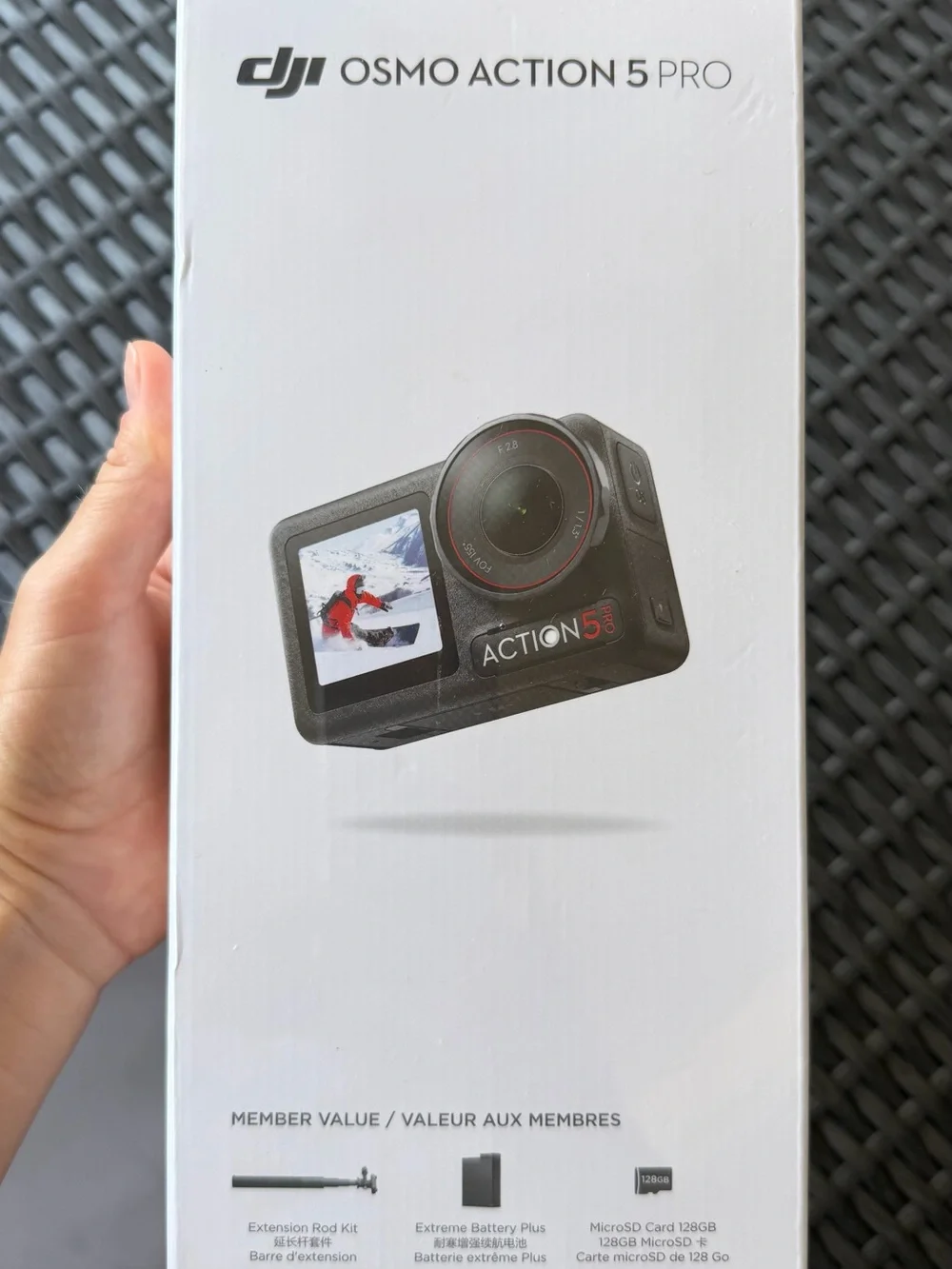 Brand New Sealed DJI Osmo Action 5 Pro Bundle + 128GB SD Card + Extra Battery